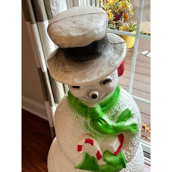 Vintage Frosty the Snow Man Blow Mold Huge Size good condition *PICK UP ONLY* - Picture 2 of 4